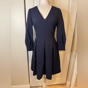Eliza J Bishop Navy A Line Dress